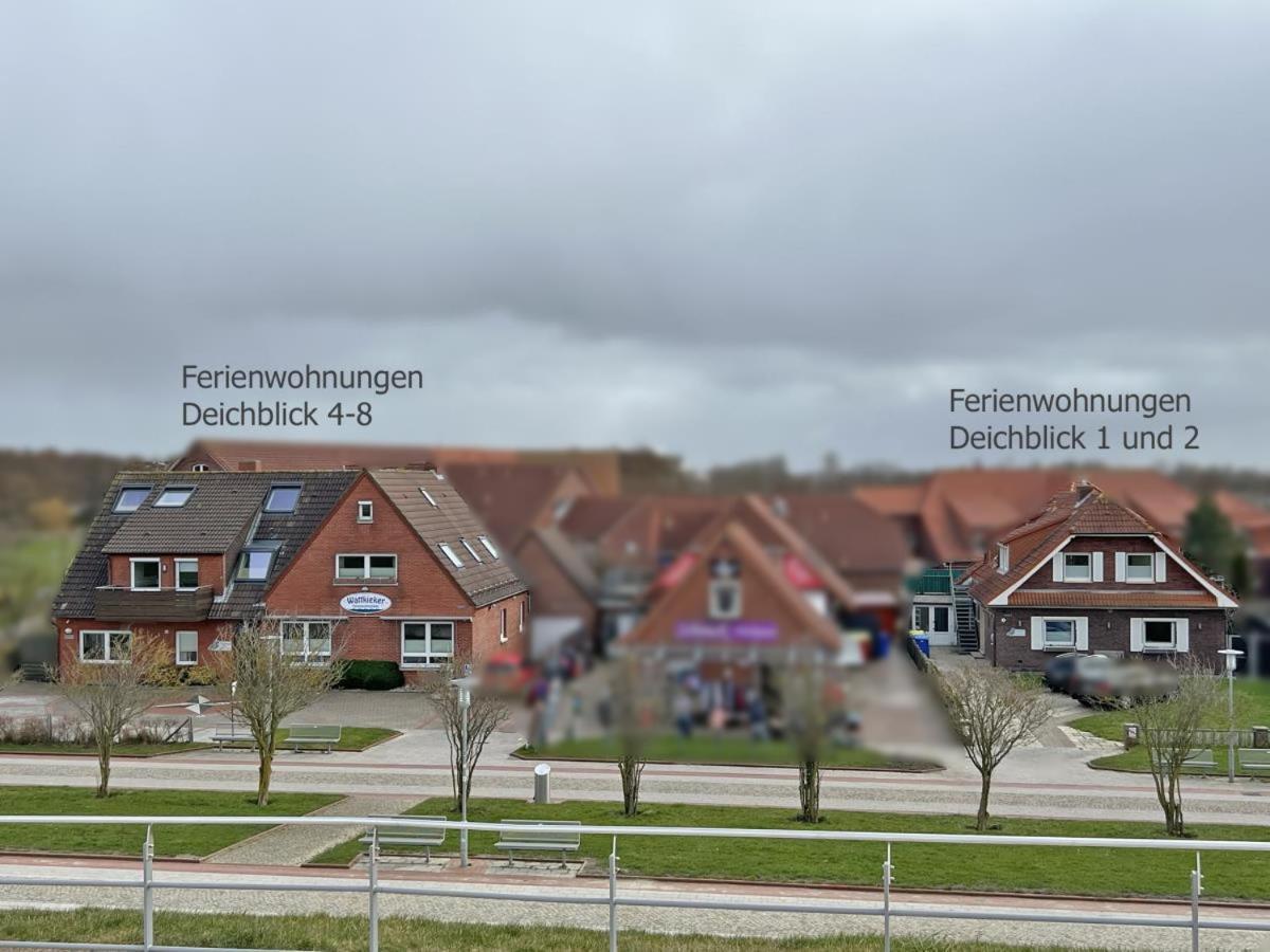 Deichblick 6 In Norddeich- Urlaub Mit Meerblick Am Strand ノルデン エクステリア 写真